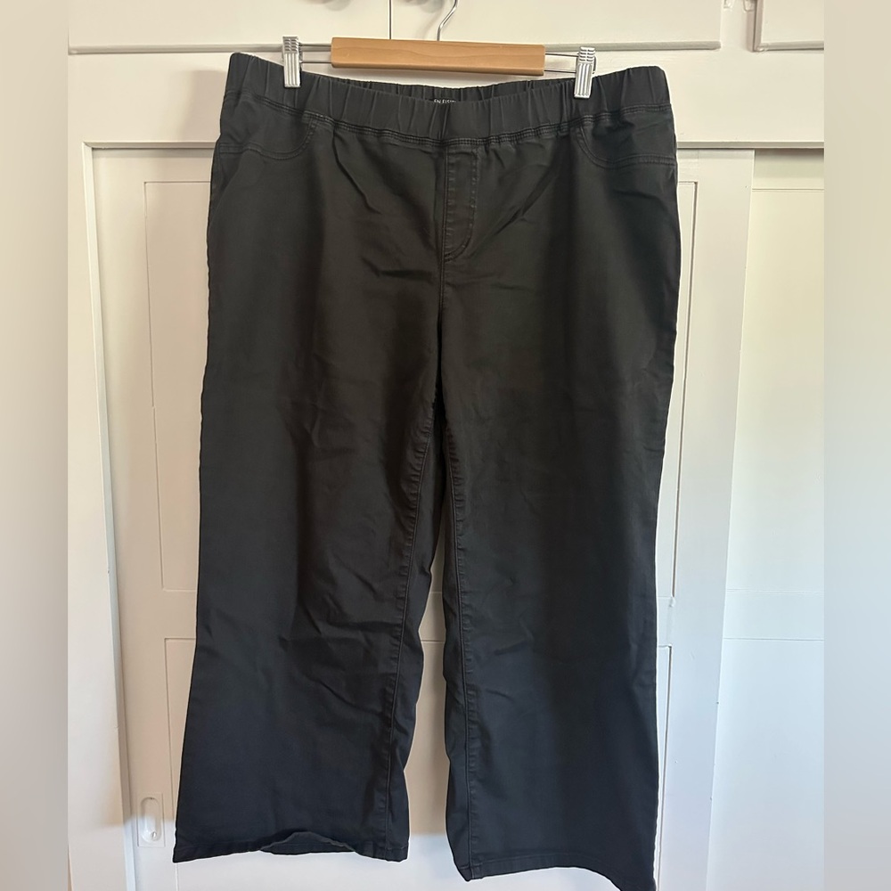 Eileen Fisher Denim Pull On Pants